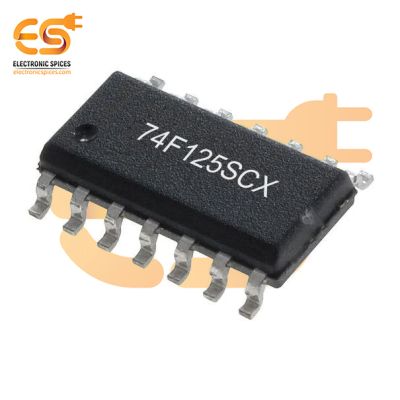 74F125SCX Buffer Non-Inverting Logic IC 4-Element 1 Bit per Element 3-State Output 14-SOIC